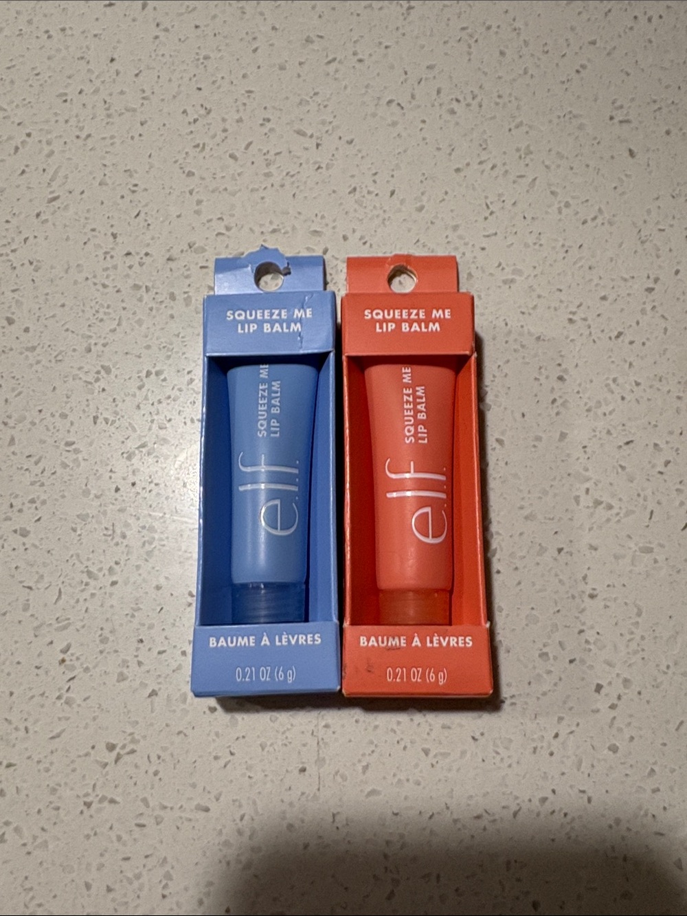 ELF Squeeze Me Lip Balm Duo - Blue & Coral